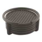 Euro Coaster Set 4" Round, Black